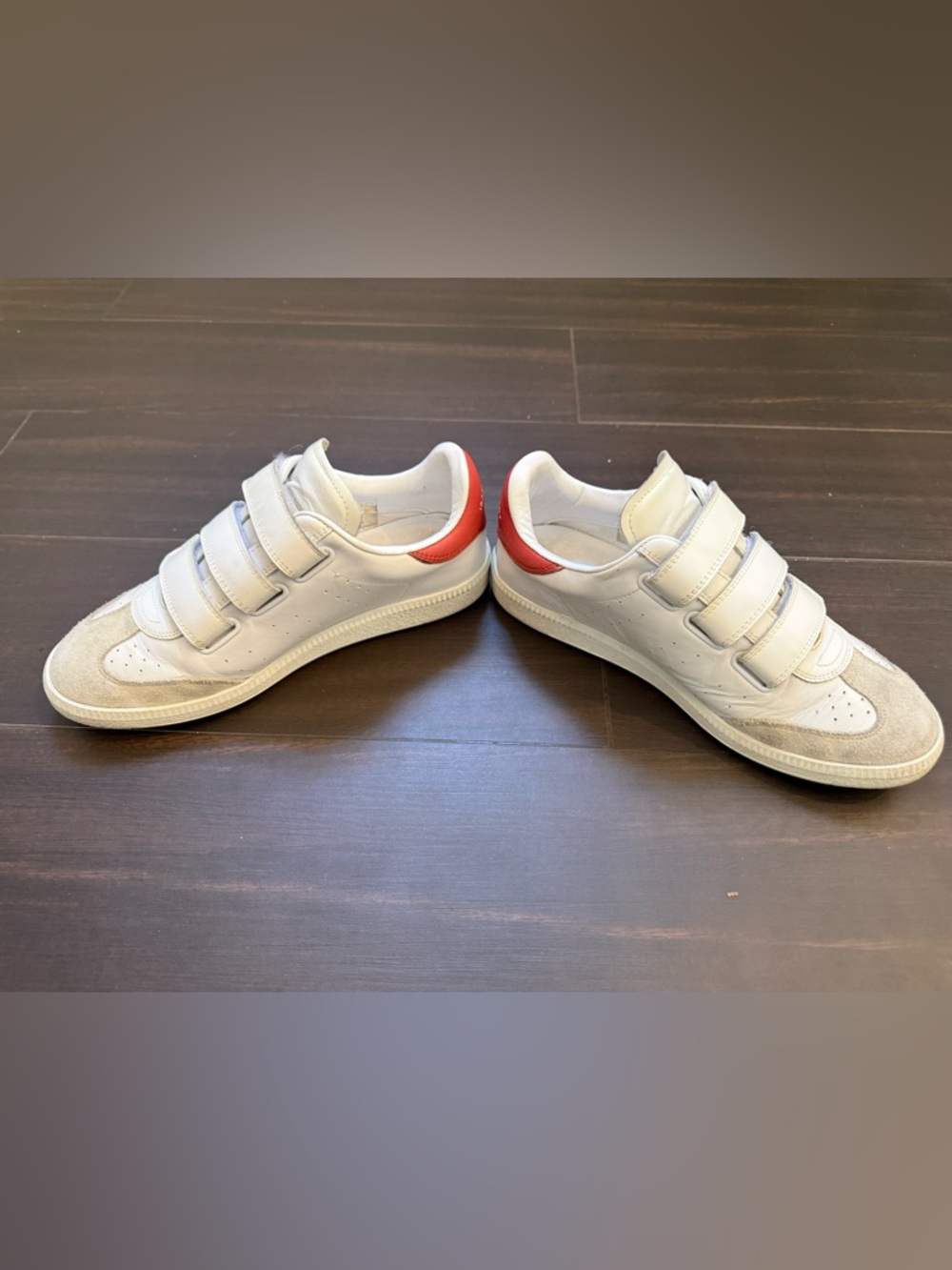 ISABEL MARANT BETH LEATHER SNEAKERS WITH ORIGINAL BOX - Picture 4 of 10